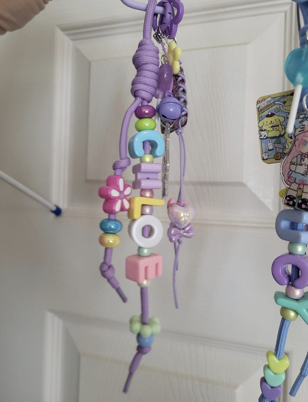 Fancy Ribbon Personalised Bag Charms