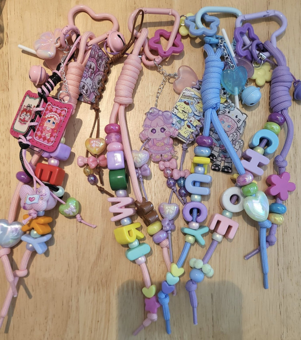 Fancy Ribbon Personalised Bag Charms